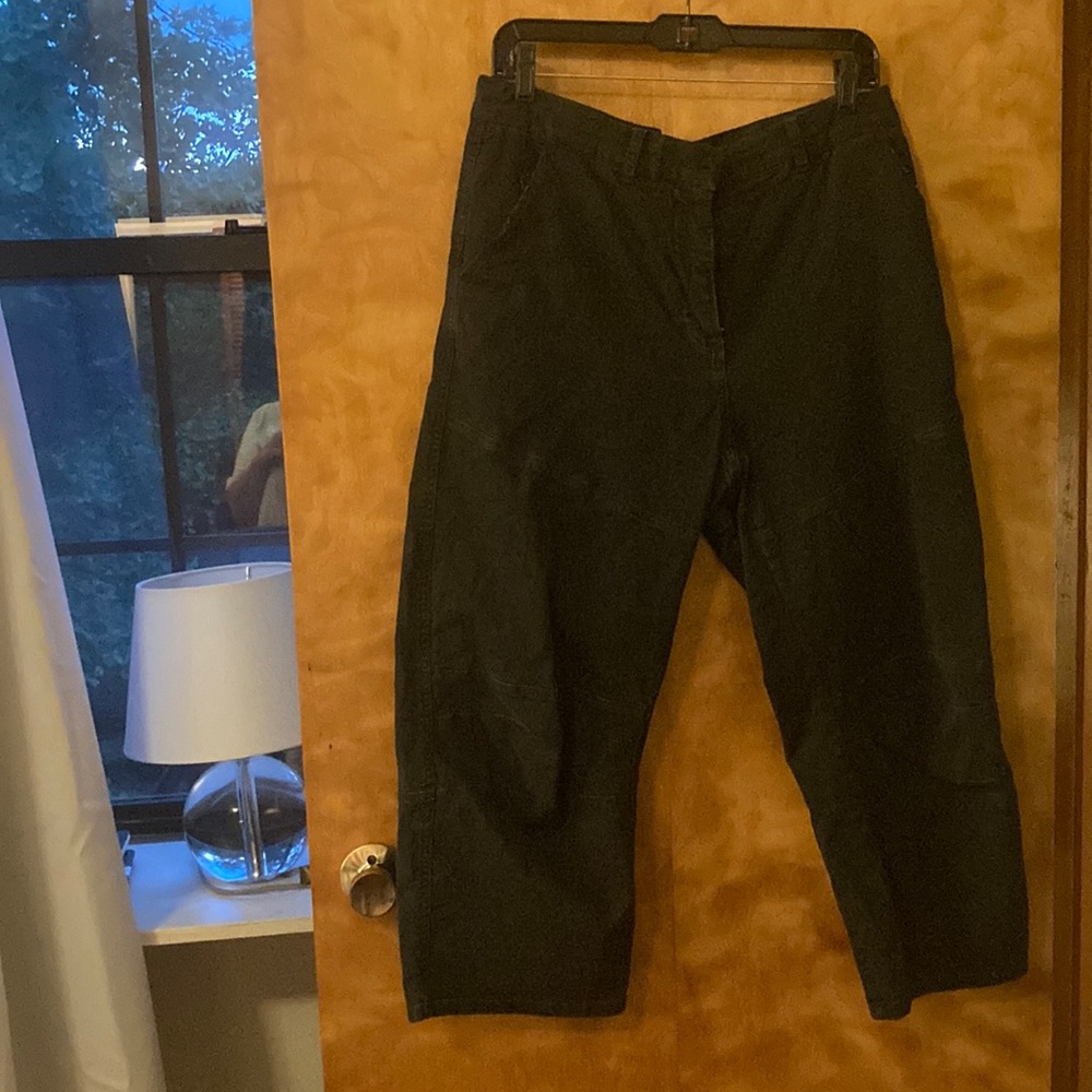 Nili Lotan cropped Shon Pants size 8 carbon